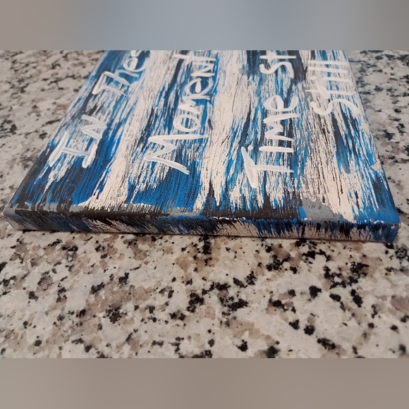 In These Moments Time Stood Still New Handpainted Canvas - Picture 2 of 6